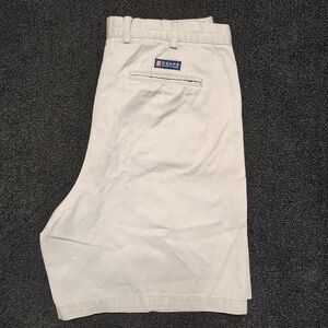 Vintage Chaps Ralph Lauren Chino Cargo Tan  Shorts Casual Preppy Men's Size 36